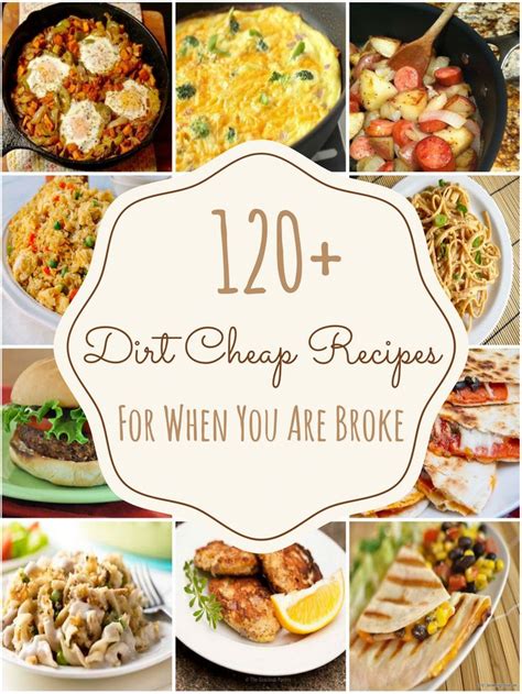 150 Super Cheap Meals for When You Are Flat Broke